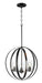 Myhouse Lighting Maxim - 25254CLBK - Three Light Pendant - Sentinel - Black