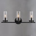 Myhouse Lighting Maxim - 25257CLBK - Three Light Bath Vanity - Sentinel - Black