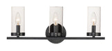 Myhouse Lighting Maxim - 25257CLBK - Three Light Bath Vanity - Sentinel - Black