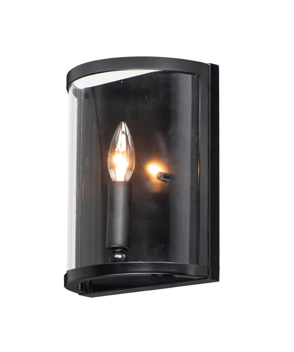 Myhouse Lighting Maxim - 25259CLBK - One Light Wall Sconce - Sentinel - Black