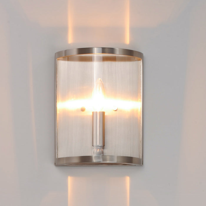 Myhouse Lighting Maxim - 25259CLSN - One Light Wall Sconce - Sentinel - Satin Nickel