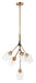 Myhouse Lighting Maxim - 26343CLABBK - LED Pendant - Savvy - Antique Brass / Black