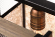 Myhouse Lighting Maxim - 27567BKBWAB - Five Light Linear Pendant - Boundry - Black / Barn Wood / Antique Brass