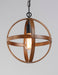 Myhouse Lighting Maxim - 27571APBK - One Light Pendant - Compass - Antique Pecan / Black