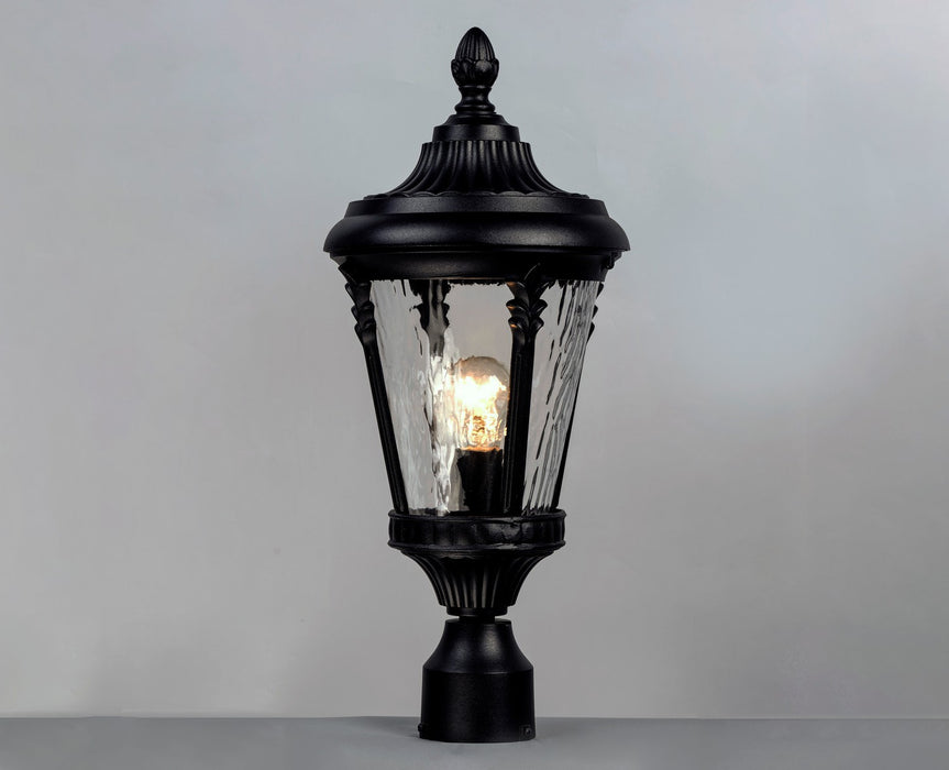 Myhouse Lighting Maxim - 3050WGBK - One Light Outdoor Pole/Post Lantern - Sentry - Black