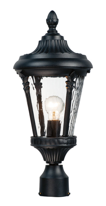 Myhouse Lighting Maxim - 3050WGBK - One Light Outdoor Pole/Post Lantern - Sentry - Black