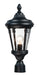 Myhouse Lighting Maxim - 3050WGBK - One Light Outdoor Pole/Post Lantern - Sentry - Black