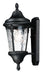 Myhouse Lighting Maxim - 3053WGBK - One Light Outdoor Wall Lantern - Sentry - Black