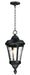 Myhouse Lighting Maxim - 3058WGBK - One Light Outdoor Hanging Lantern - Sentry - Black