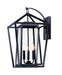 Myhouse Lighting Maxim - 3176CLBK - Three Light Outdoor Wall Lantern - Artisan - Black