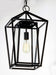 Myhouse Lighting Maxim - 3178CLBK - One Light Outdoor Hanging Lantern - Artisan - Black