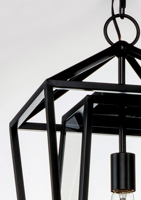 Myhouse Lighting Maxim - 3178CLBK - One Light Outdoor Hanging Lantern - Artisan - Black