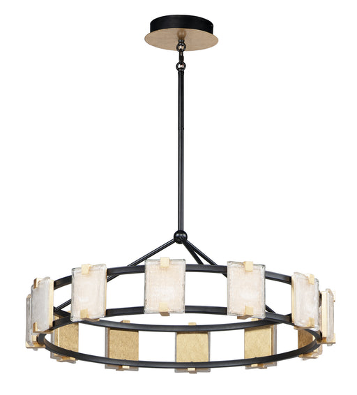 Myhouse Lighting Maxim - 39536CYBKGL - LED Chandelier - Radiant - Black / Gold Leaf