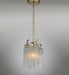 Myhouse Lighting Maxim - 39573WFLGS - One Light Pendant - Victoria - Golden Silver