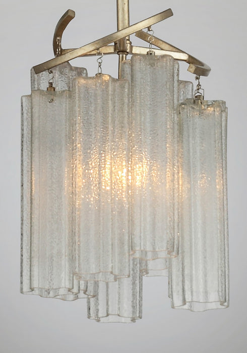 Myhouse Lighting Maxim - 39573WFLGS - One Light Pendant - Victoria - Golden Silver