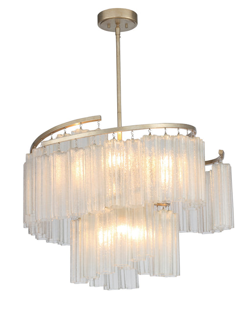 Myhouse Lighting Maxim - 39577WFLGS - Nine Light Pendant - Victoria - Golden Silver