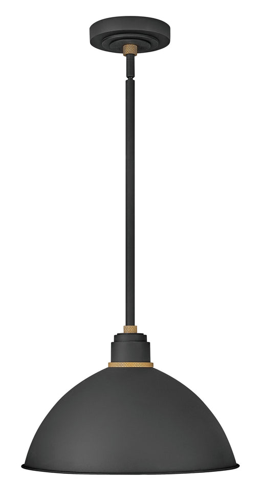 Myhouse Lighting Hinkley - 10685TK - LED Outdoor Lantern - Foundry Dome - Textured Black
