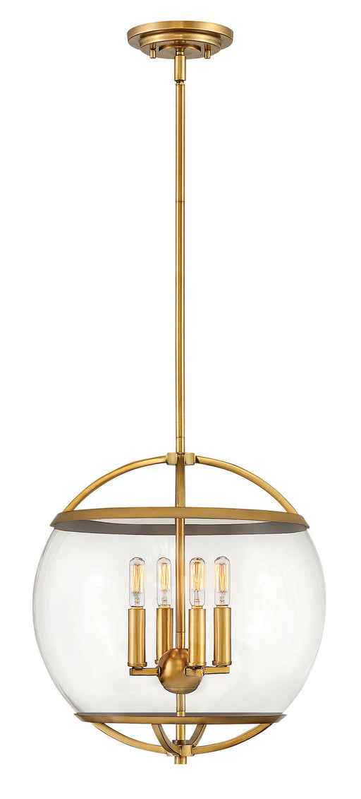 Myhouse Lighting Hinkley - 3934HB - LED Pendant - Calvin - Heritage Brass