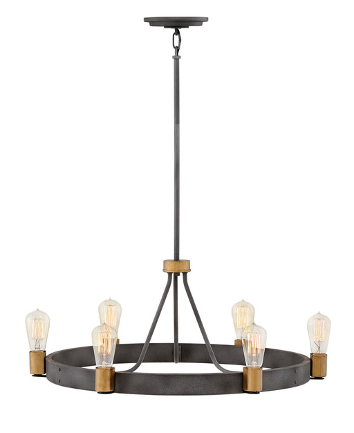 Myhouse Lighting Hinkley - 4266DZ - LED Chandelier - Silas - Aged Zinc