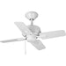 Myhouse Lighting Progress Lighting - P250008-030 - 32"Ceiling Fan - Drift - White