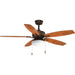 Myhouse Lighting Progress Lighting - P2552-20 - 52"Ceiling Fan - Billows - Antique Bronze