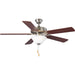 Myhouse Lighting Progress Lighting - P2599-09 - 52"Ceiling Fan - Builder Fan - Brushed Nickel