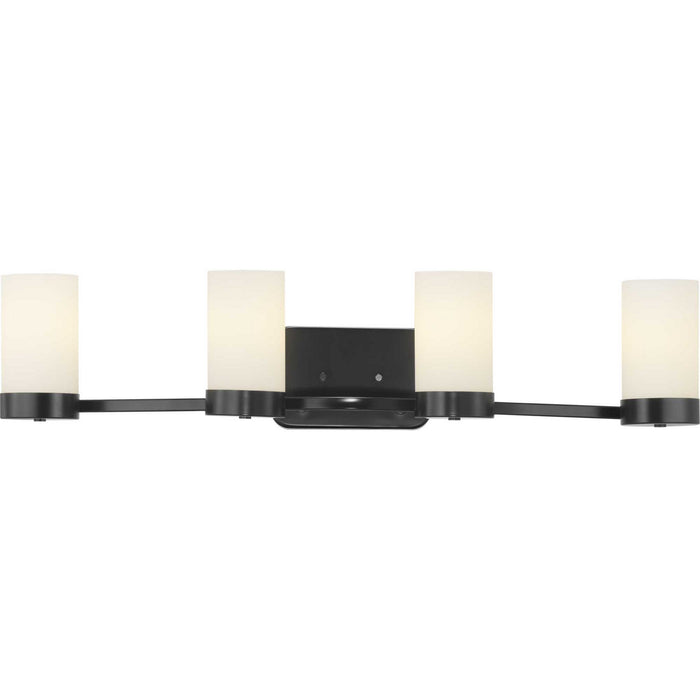 Myhouse Lighting Progress Lighting - P300023-031 - Four Light Bath - Elevate - Black