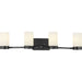 Myhouse Lighting Progress Lighting - P300023-031 - Four Light Bath - Elevate - Black