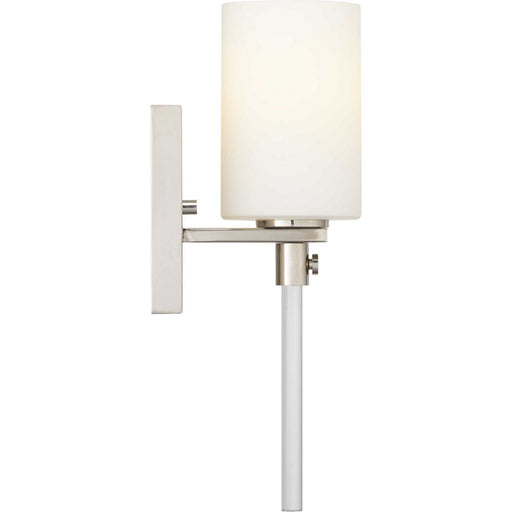 Myhouse Lighting Progress Lighting - P300197-104 - One Light Bath - Lisbon - Polished Nickel