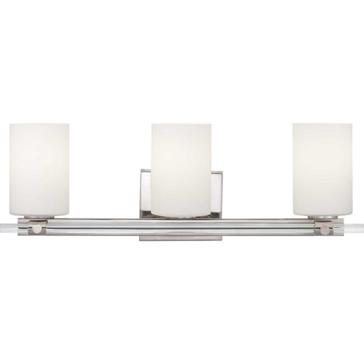 Myhouse Lighting Progress Lighting - P300199-104 - Three Light Bath - Lisbon - Polished Nickel