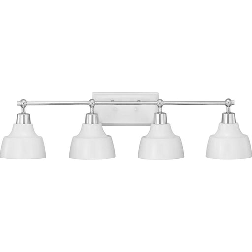 Myhouse Lighting Progress Lighting - P300203-015 - Four Light Bath - Bramlett - Polished Chrome