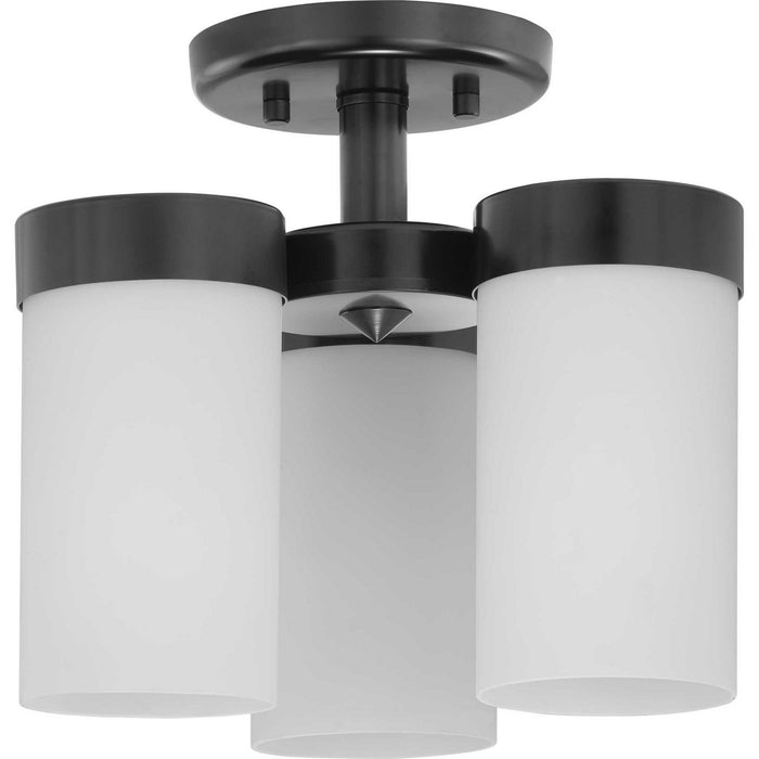 Myhouse Lighting Progress Lighting - P350040-031 - Three Light Flush Mount - Elevate - Black