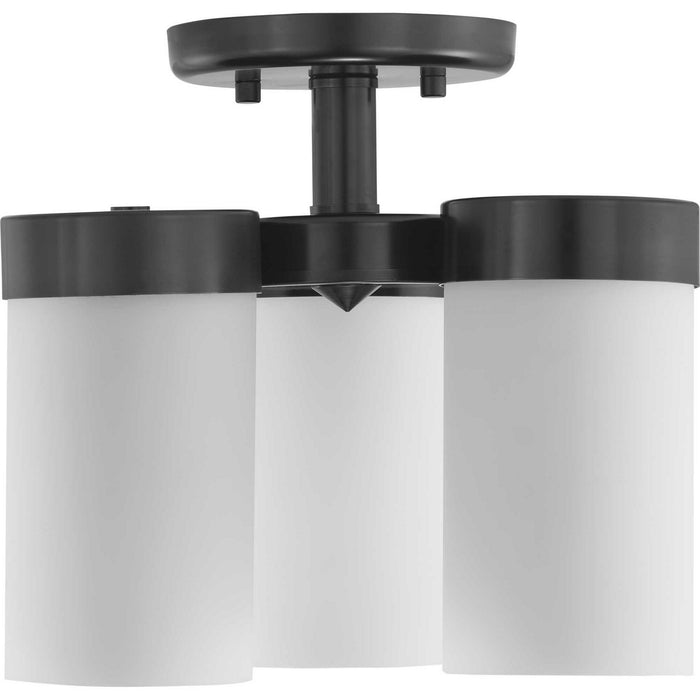 Myhouse Lighting Progress Lighting - P350040-031 - Three Light Flush Mount - Elevate - Black