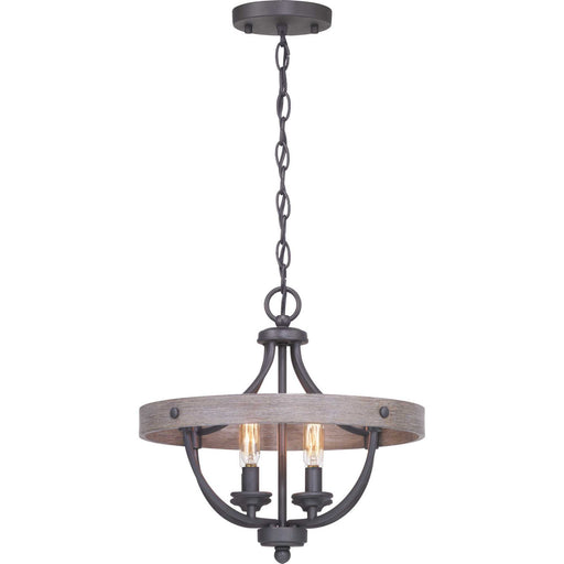 Myhouse Lighting Progress Lighting - P350117-143 - Four Light Semi-Flush Convertible - Gulliver - Graphite