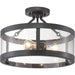 Myhouse Lighting Progress Lighting - P350119-143 - Three Light Semi-Flush Convertible - Gresham - Graphite