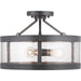 Myhouse Lighting Progress Lighting - P350119-143 - Three Light Semi-Flush Convertible - Gresham - Graphite