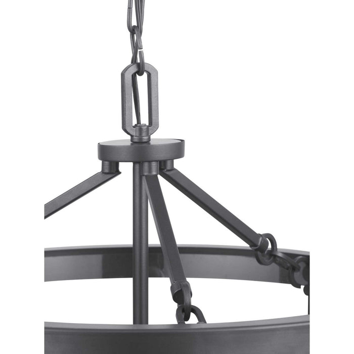 Myhouse Lighting Progress Lighting - P350119-143 - Three Light Semi-Flush Convertible - Gresham - Graphite