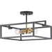 Myhouse Lighting Progress Lighting - P350120-143 - Two Light Semi-Flush Convertible - Blakely - Graphite