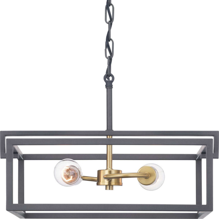 Myhouse Lighting Progress Lighting - P350120-143 - Two Light Semi-Flush Convertible - Blakely - Graphite