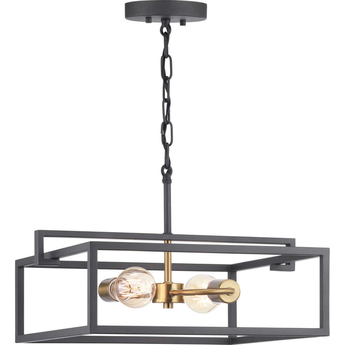 Myhouse Lighting Progress Lighting - P350120-143 - Two Light Semi-Flush Convertible - Blakely - Graphite