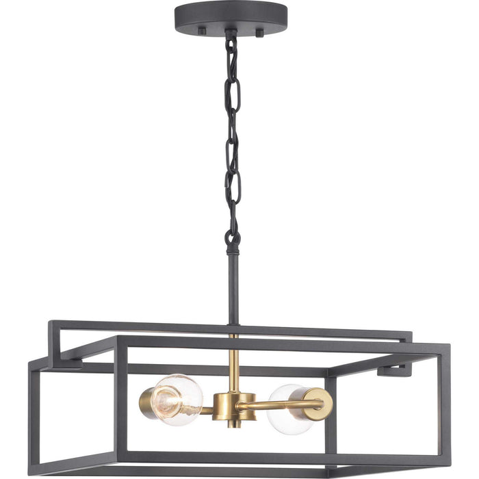 Myhouse Lighting Progress Lighting - P350120-143 - Two Light Semi-Flush Convertible - Blakely - Graphite