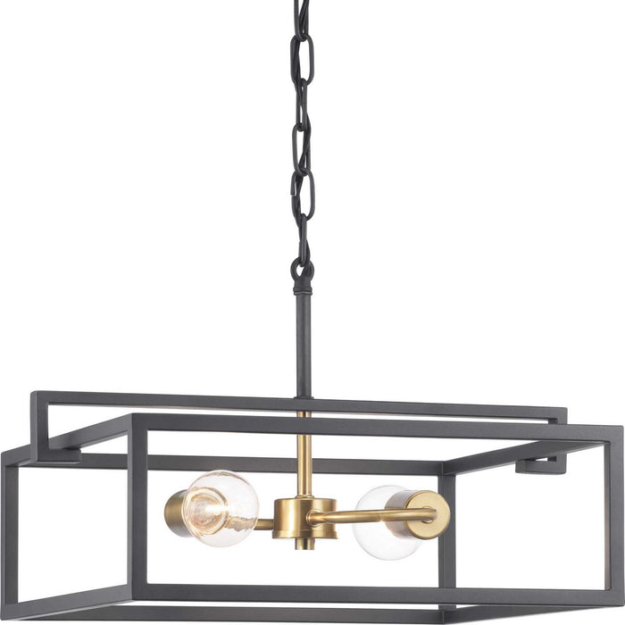 Myhouse Lighting Progress Lighting - P350120-143 - Two Light Semi-Flush Convertible - Blakely - Graphite