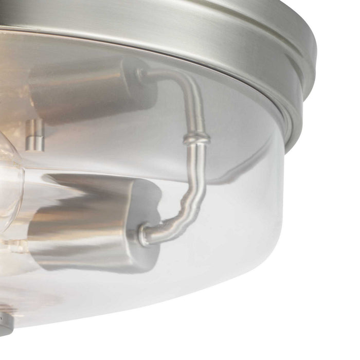 Myhouse Lighting Progress Lighting - P350121-009 - Two Light Flush Mount - Blakely - Brushed Nickel