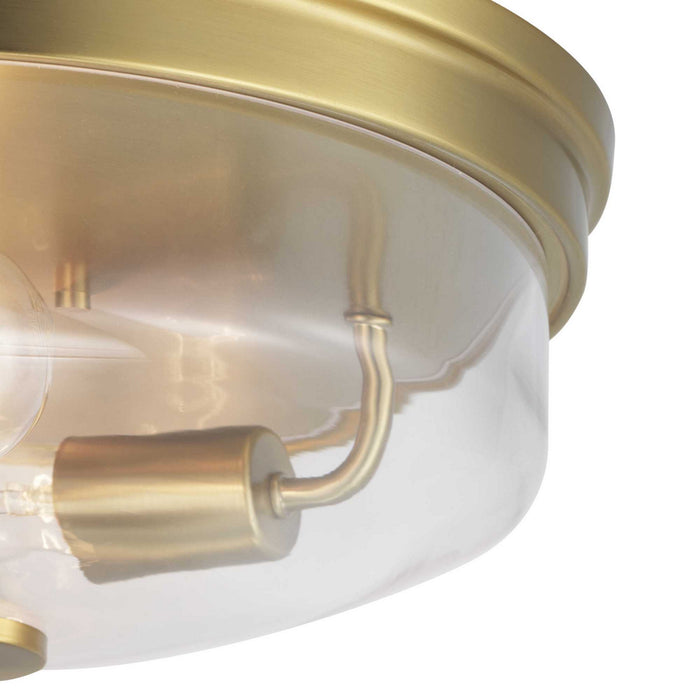 Myhouse Lighting Progress Lighting - P350121-109 - Two Light Flush Mount - Blakely - Brushed Bronze