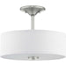 Myhouse Lighting Progress Lighting - P350129-009 - Two Light Semi-Flush Mount - Inspire - Brushed Nickel