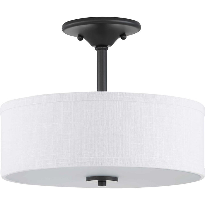 Myhouse Lighting Progress Lighting - P350129-143 - Two Light Semi-Flush Mount - Inspire - Graphite