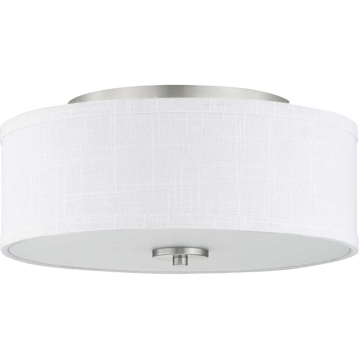 Myhouse Lighting Progress Lighting - P350130-009 - Two Light Flush Mount - Inspire - Brushed Nickel