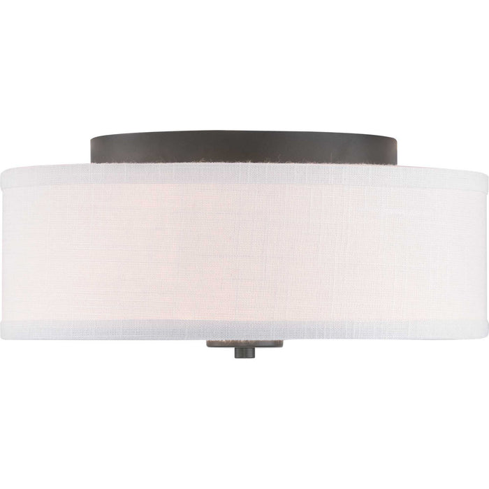 Myhouse Lighting Progress Lighting - P350130-143 - Two Light Flush Mount - Inspire - Graphite