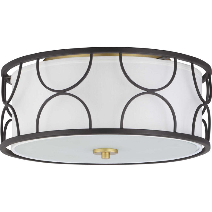 Myhouse Lighting Progress Lighting - P350132-031 - Three Light Flush Mount - Landree - Black