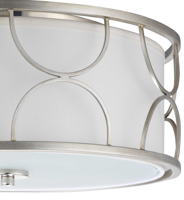 Myhouse Lighting Progress Lighting - P350132-134 - Three Light Flush Mount - Landree - Silver Ridge